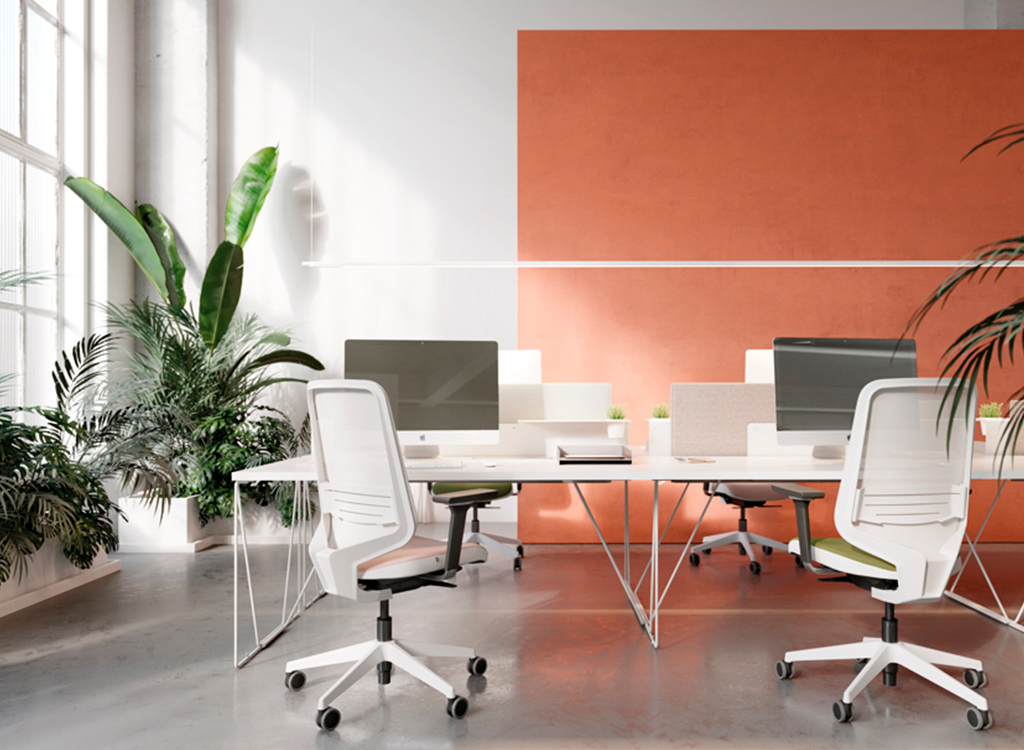 sillas escritorio blancas con ruedas