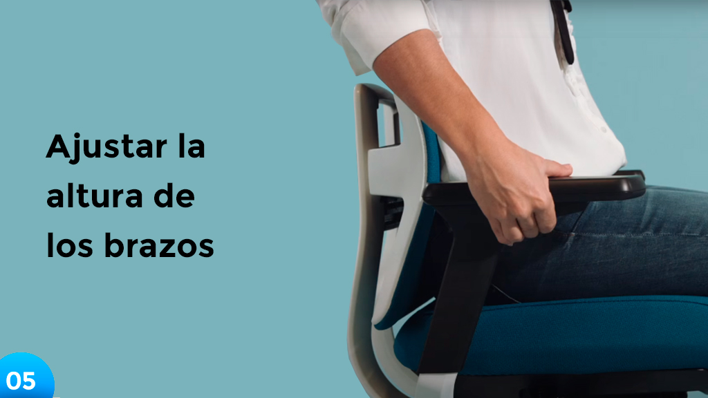 ajustar silla de oficina