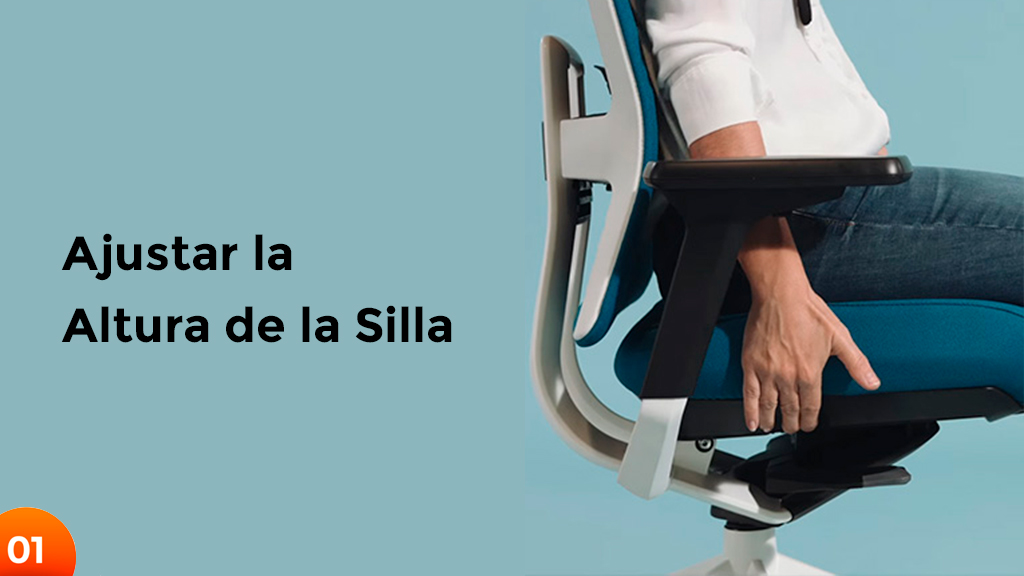 como ajustar silla oficina