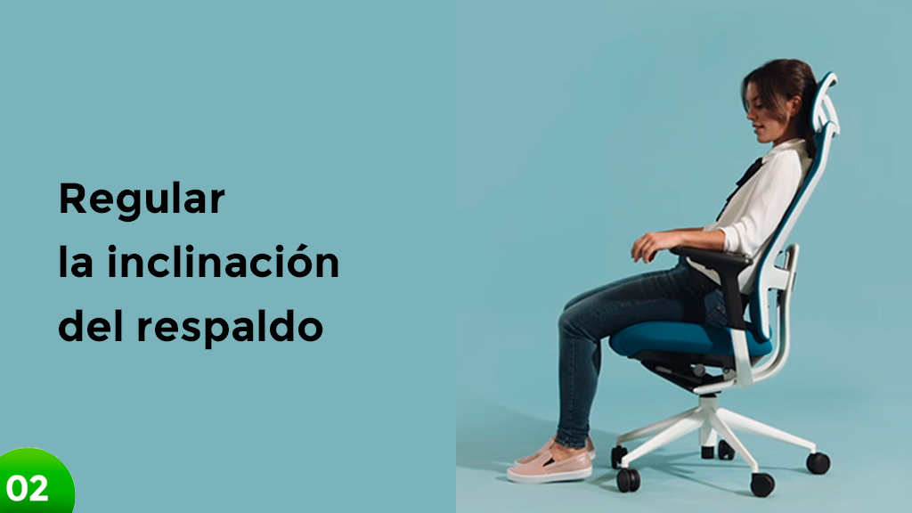 como ajustar silla oficina