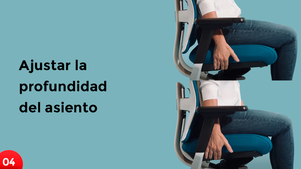 como ajustar silla oficina