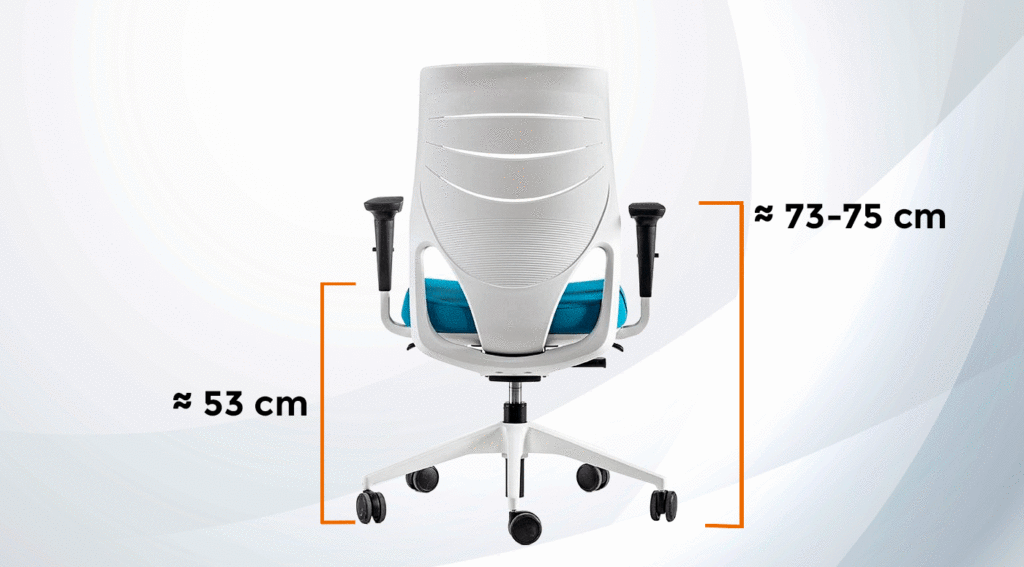 a que altura poner la silla del escritorio