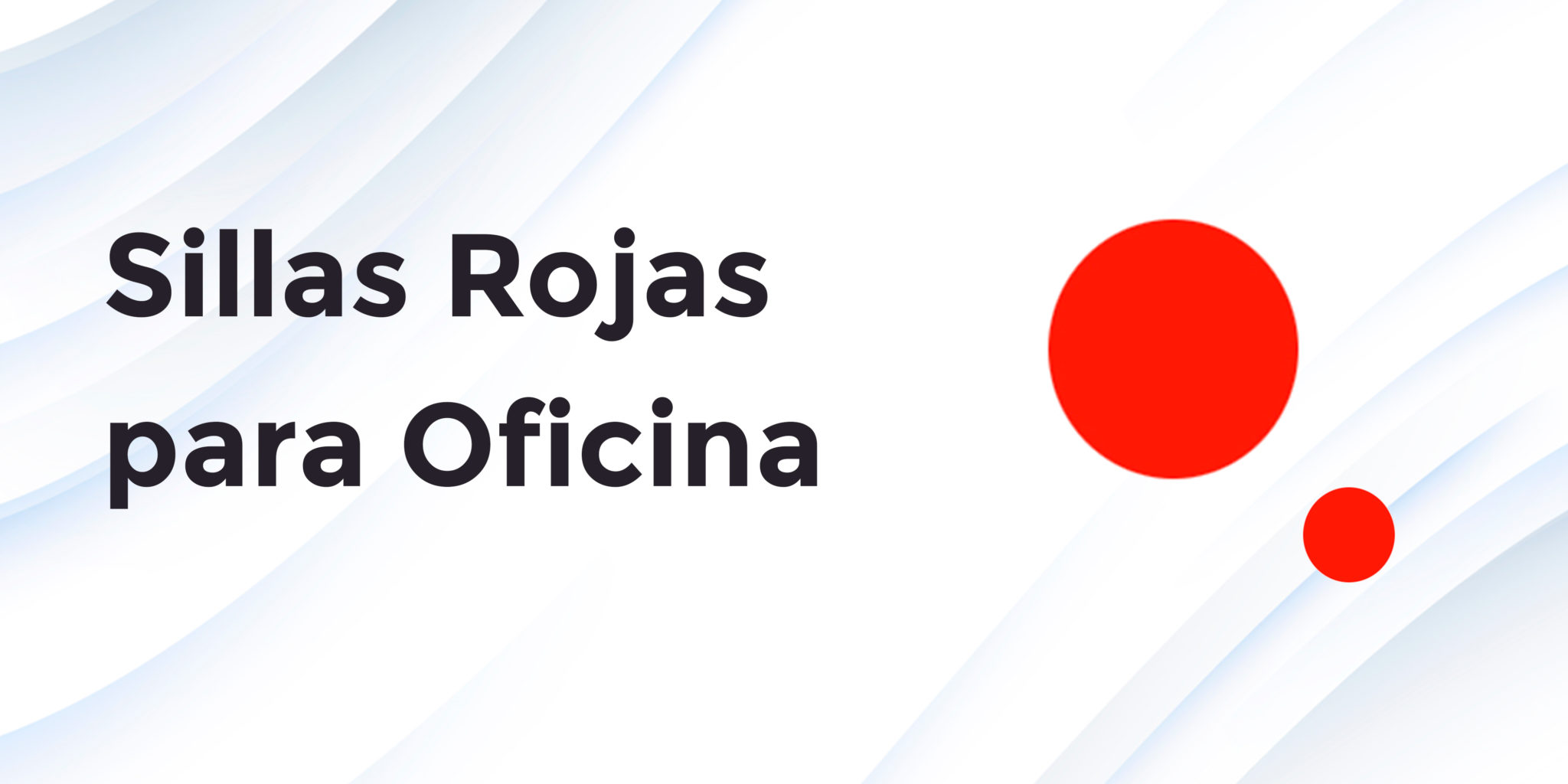 sillas oficina color rojo