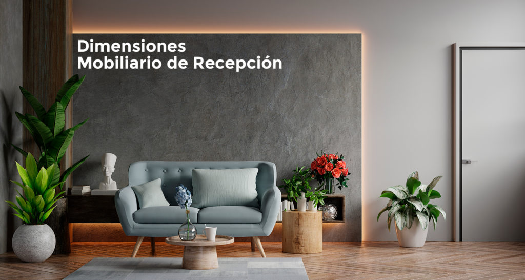 Medidas de un mueble de recepción