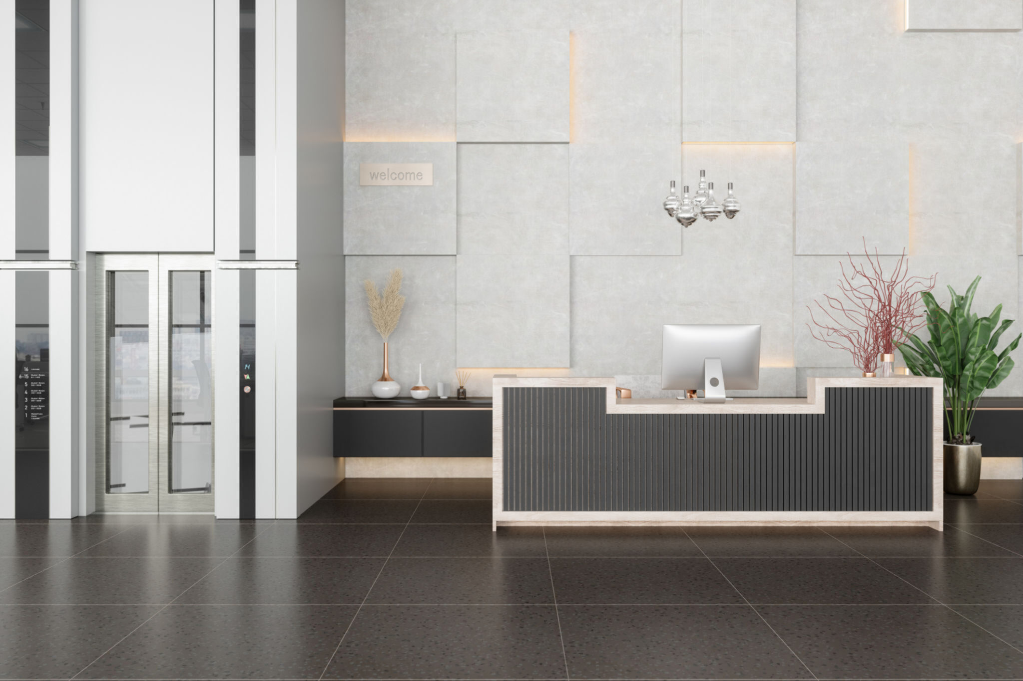 es mejor mostrador madera para negocio