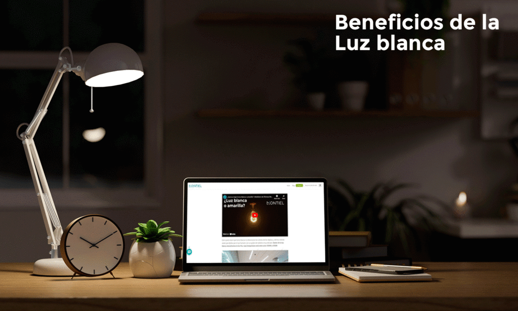 Beneficio de usar lámparas luz blanca para escritorios
