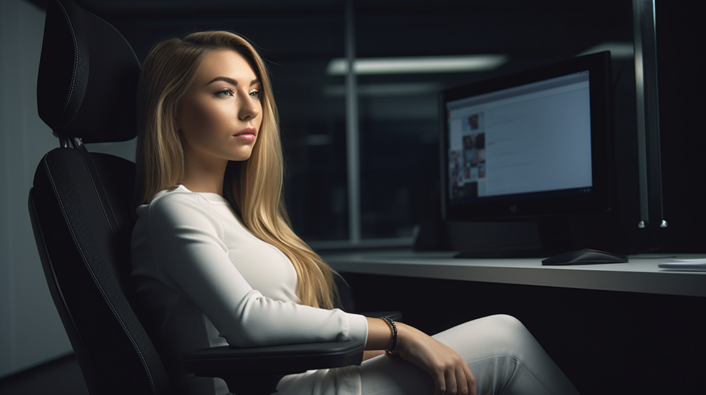 Ejercicios para hacer sentada en la silla de oficina