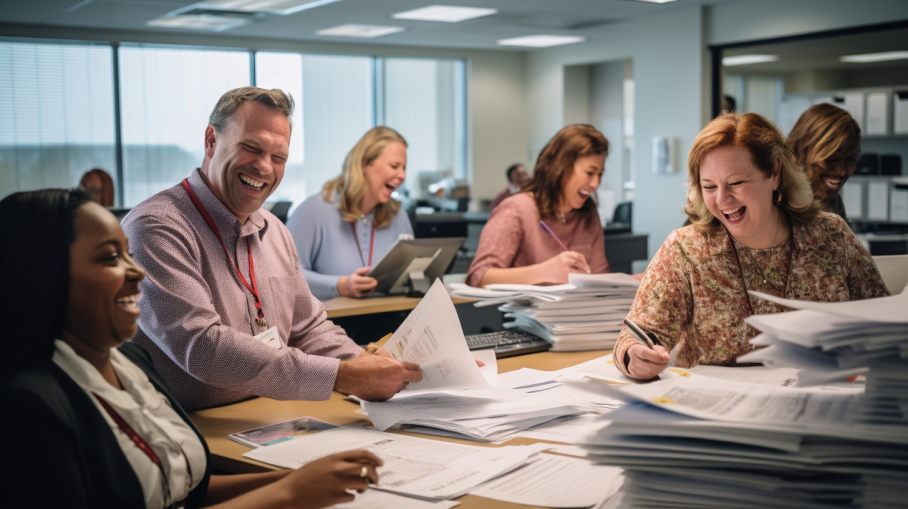organizar documentos en la oficina
