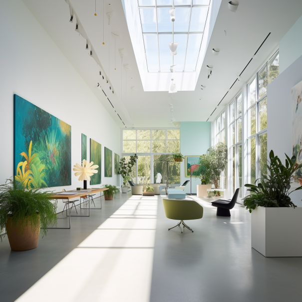 distribución oficina ejemplos