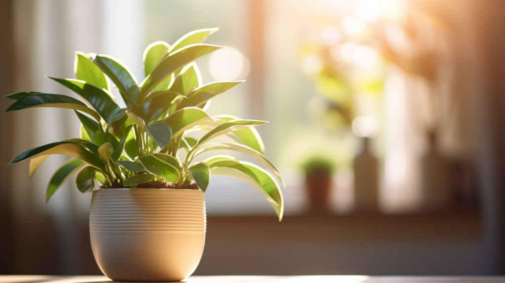 plantas en la oficina