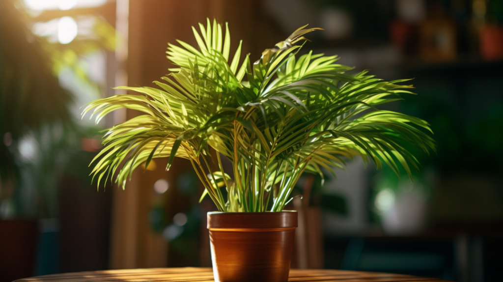 plantas en la oficina