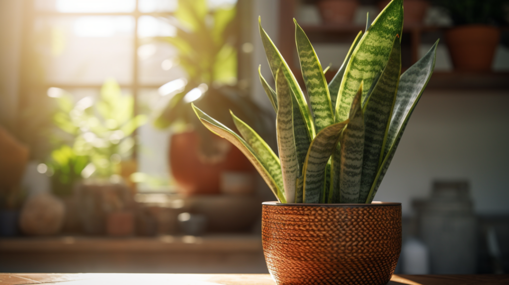 plantas en la oficina