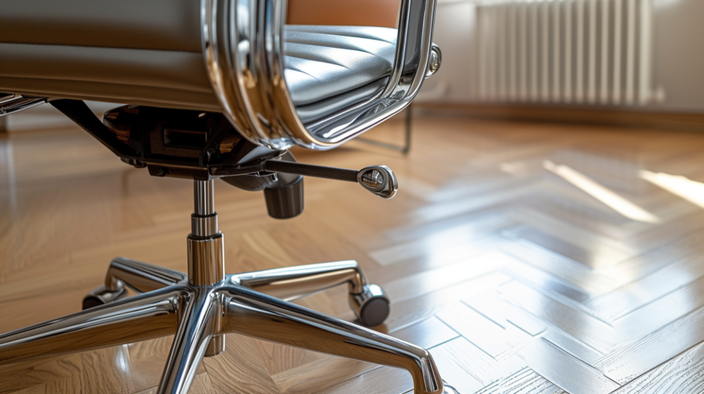 Las partes de un sillon de oficina