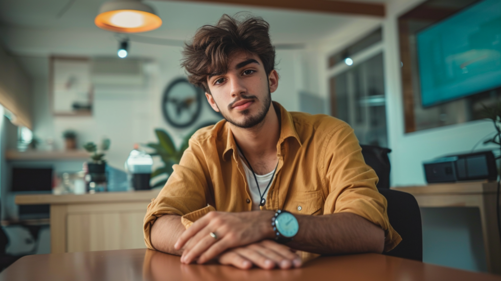 color wengue en la oficina