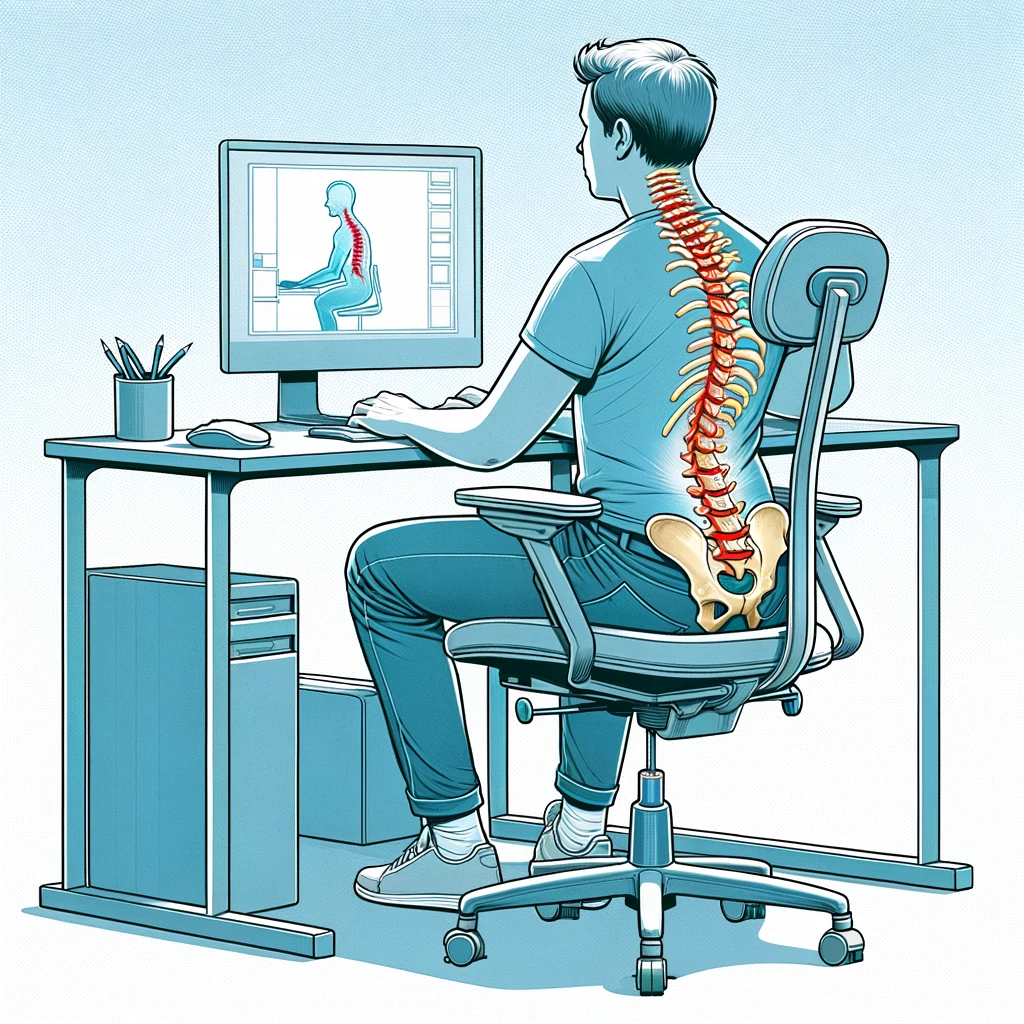 Dolor lumbar al estar sentado