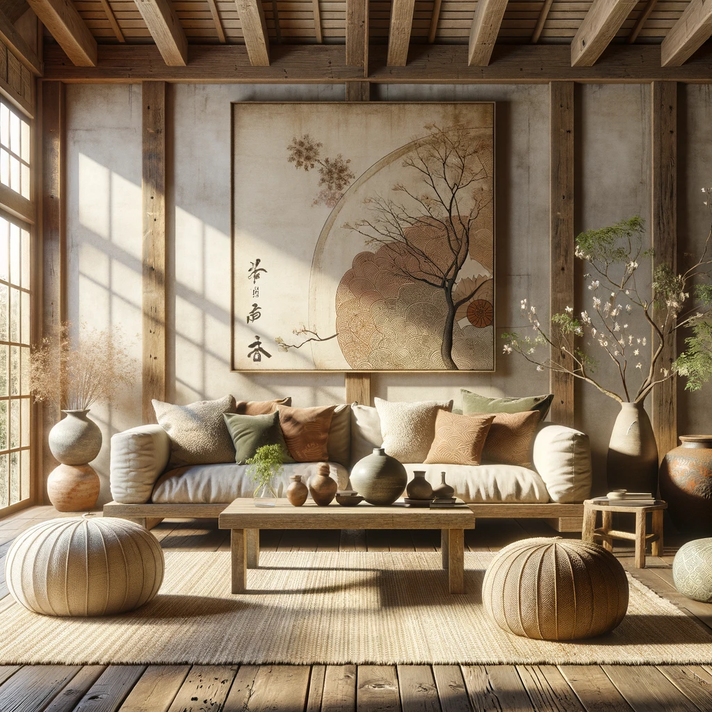 Ideas para decorar salones con puffs