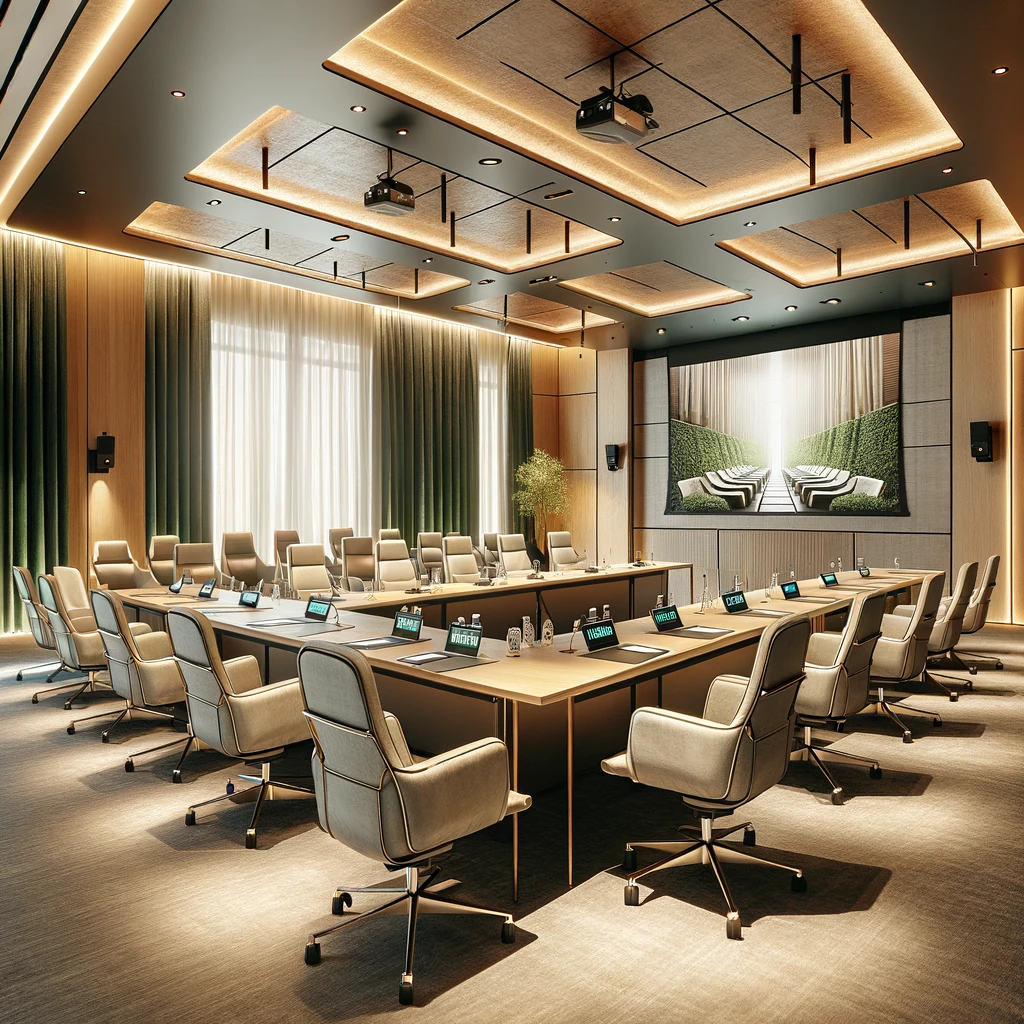 Sala de Conferencias Moderna: Inspiración y Guía