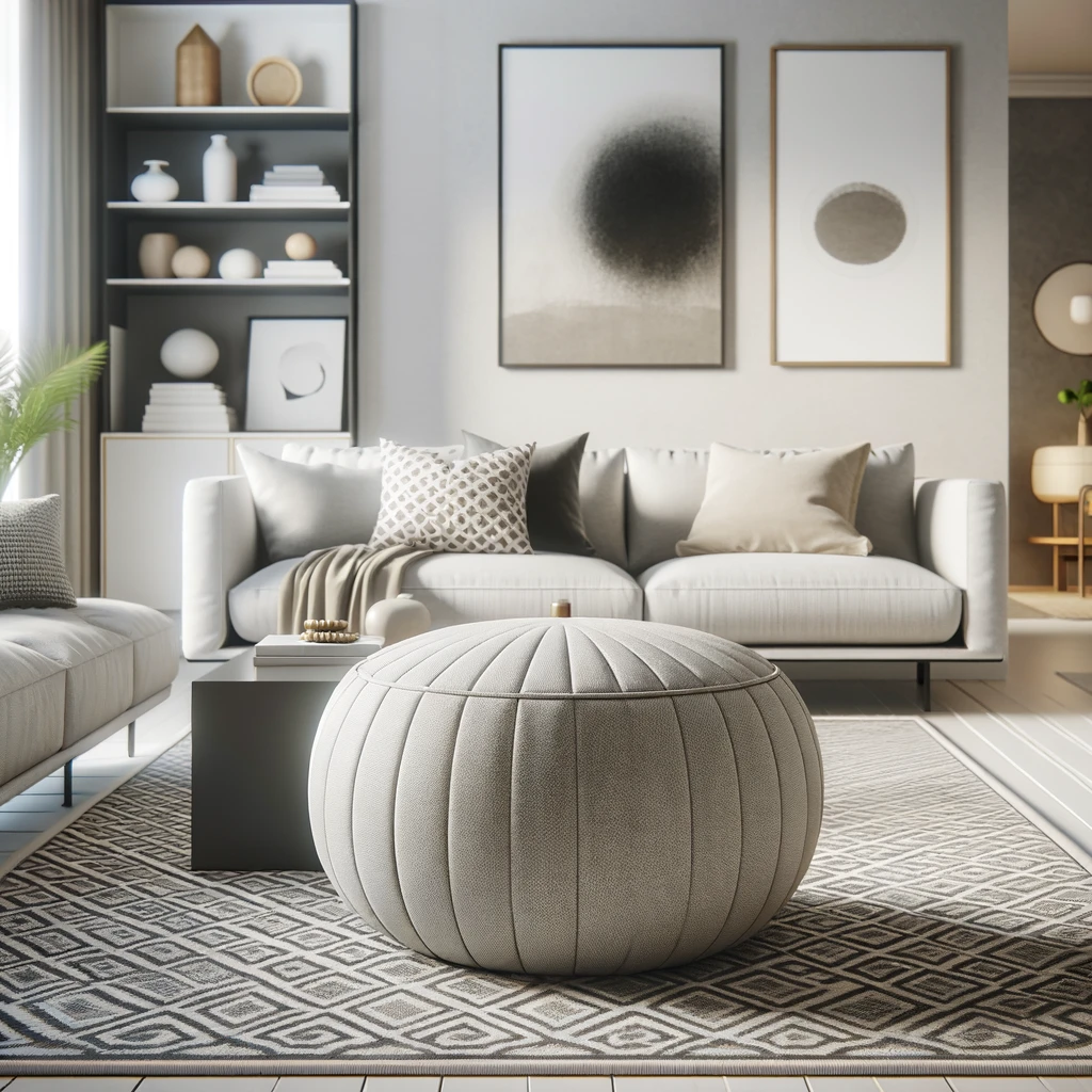 Ideas para decorar salones con puff