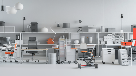 tipos de ruedas para muebles