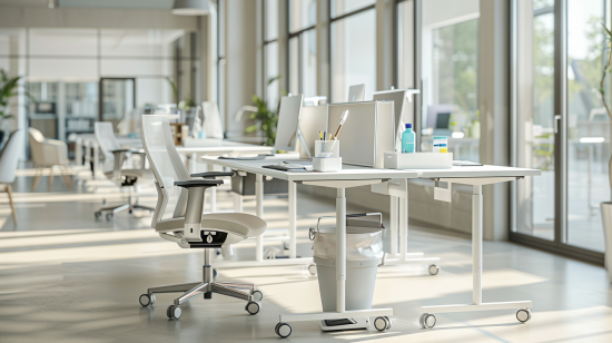 mesas ruedas oficina