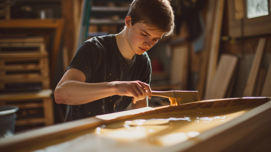 cómo barnizar un mueble de madera