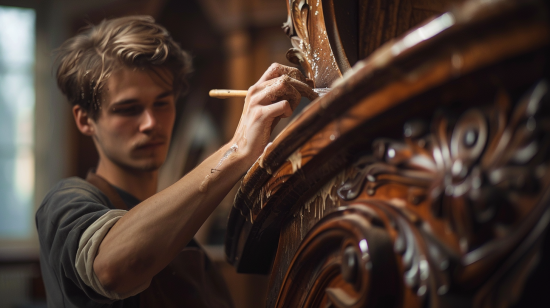 cómo barnizar un mueble de madera