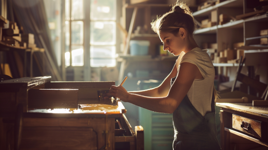 cómo barnizar un mueble de madera