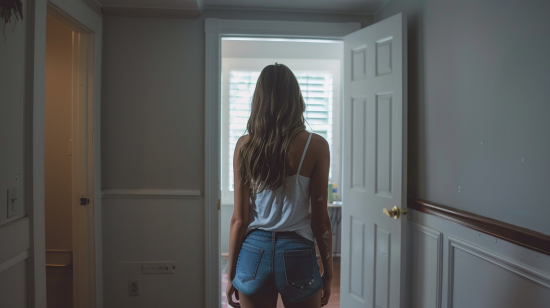 como pintar una puerta en color blanco