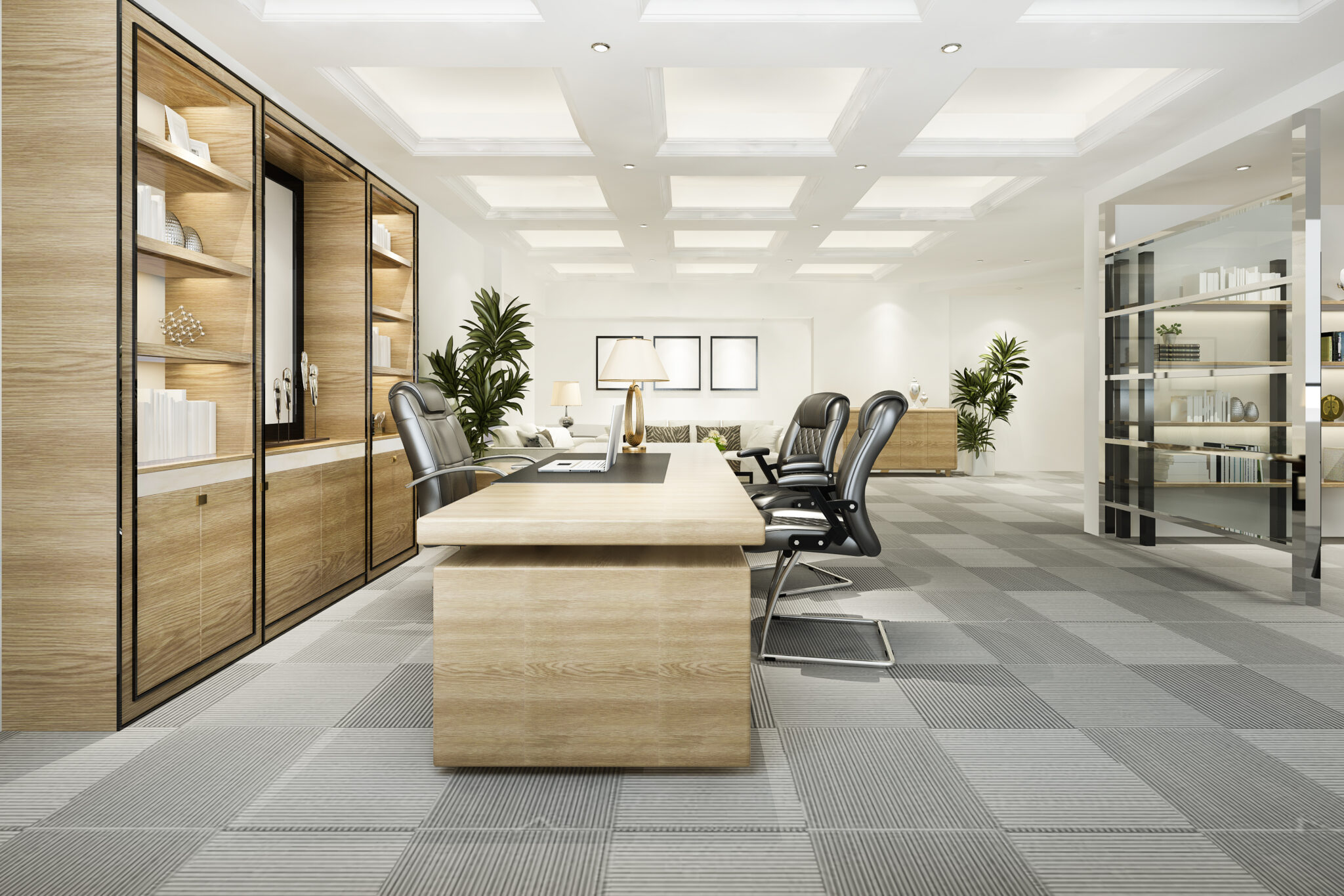 Diseño de oficinas ejecutivas, características y ejemplos