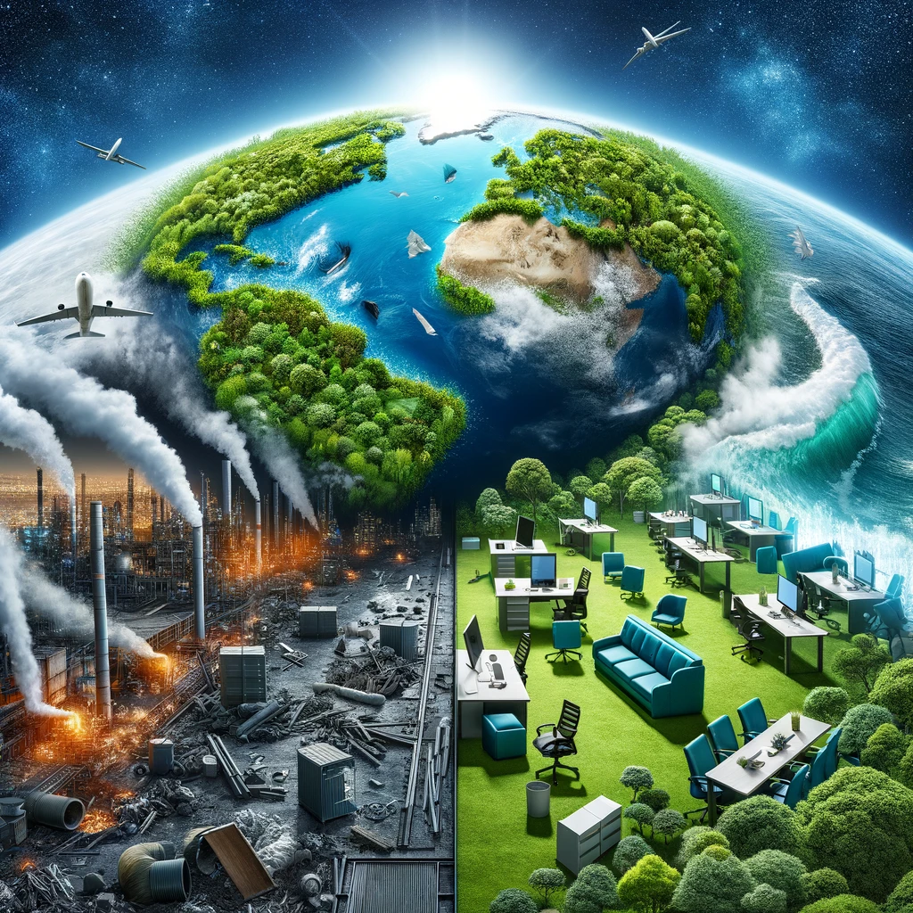 Adopta la sostenibilidad con el mobiliario reciclado y reacondicionado de Reoffice