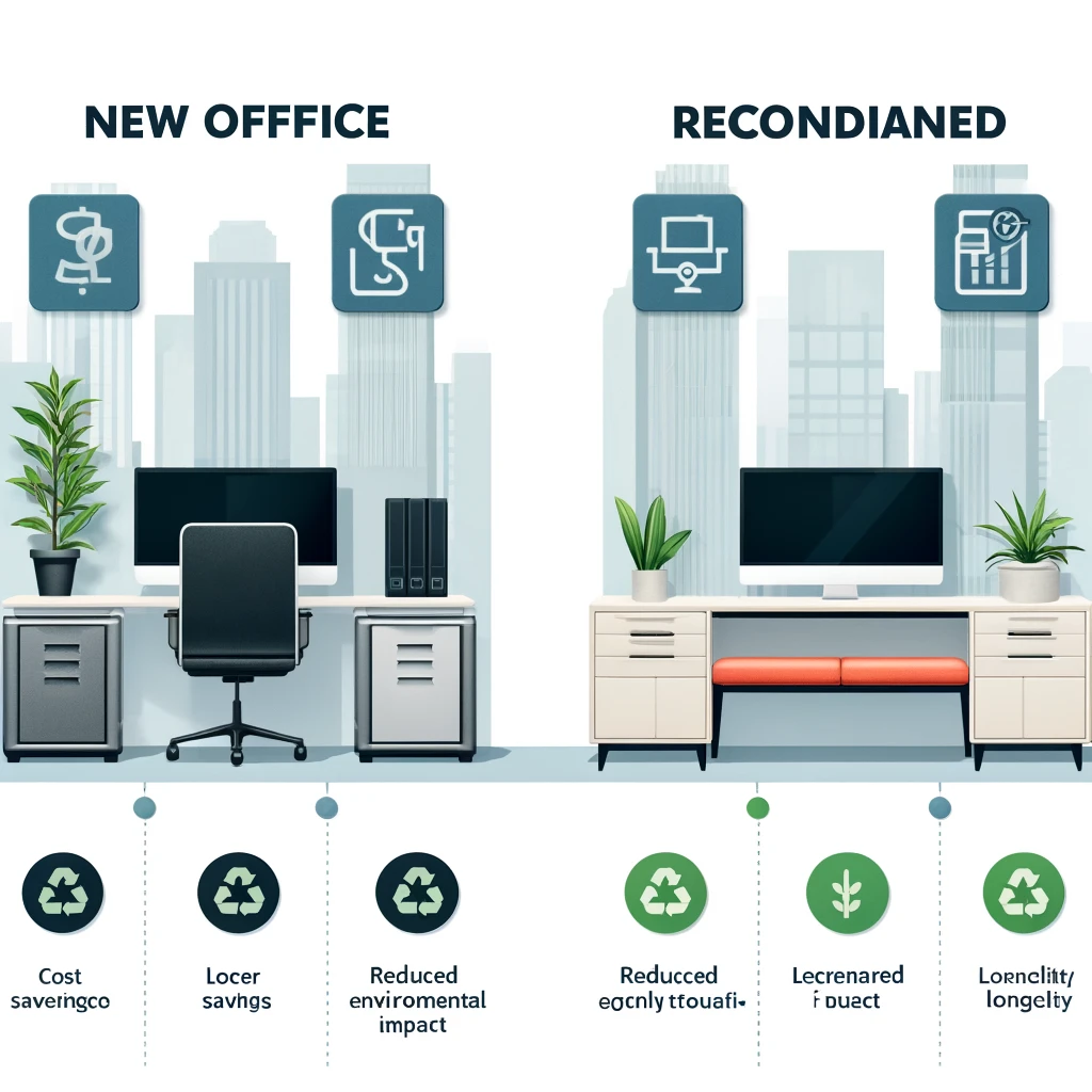 Adopta la sostenibilidad con el mobiliario reciclado y reacondicionado de Reoffice