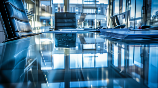 Cómo mantener impecables las mesas de cristal de tu oficina