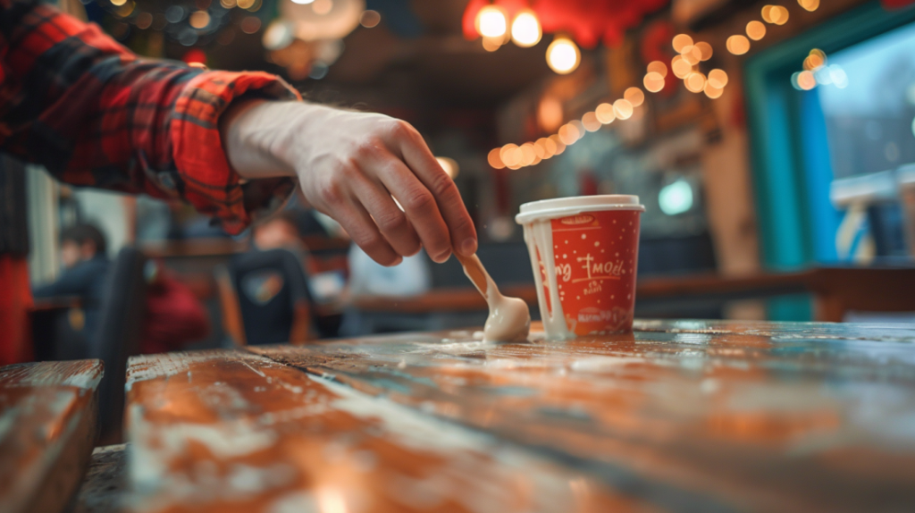 Cómo quitar manchas blancas de madera barnizada