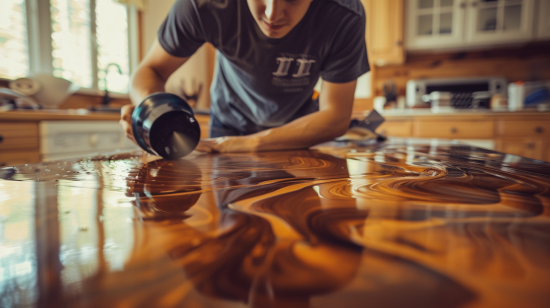 Cómo quitar manchas blancas de madera barnizada
