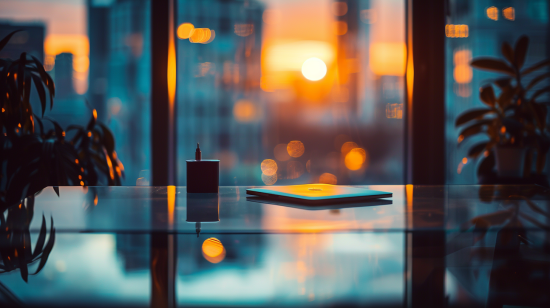 Cómo mantener impecables las mesas de cristal de tu oficina