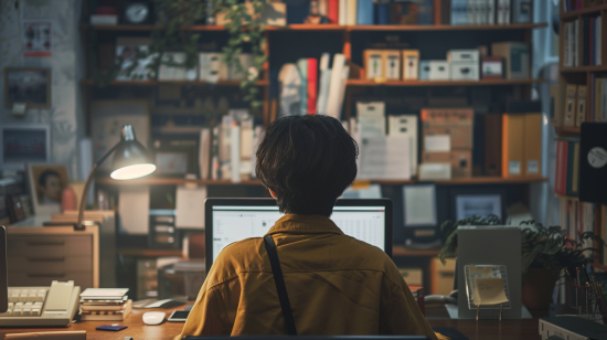 Crea un espacio de trabajo funcional y con estilo en tu pequeño despacho