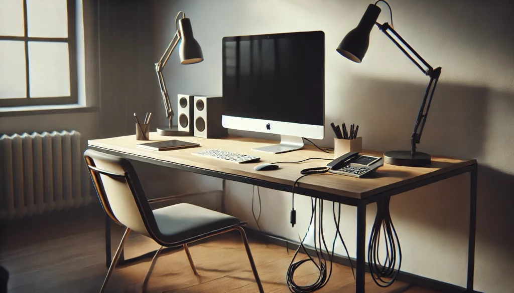 Ideas de gestión de cables para la oficina abierta