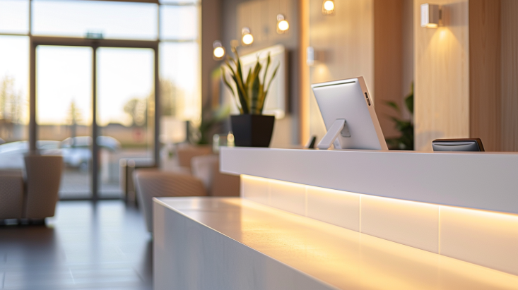 Áreas de recepción funcionales y modernas: Elementos clave