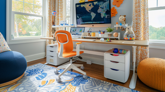 Importancia de la altura del escritorio para el desarrollo de los niños