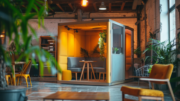 ¿QUÉ ES UNA CABINA ACÚSTICA o POD DE OFICINA?