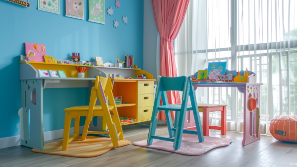 Importancia de la altura del escritorio para el desarrollo de los niños