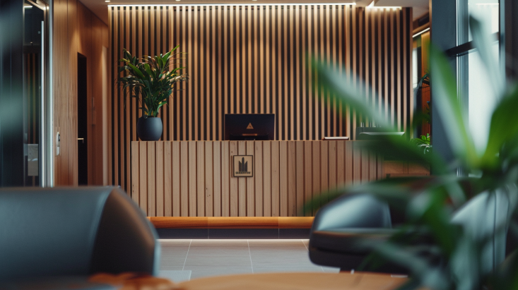 Áreas de recepción funcionales y modernas: Elementos clave