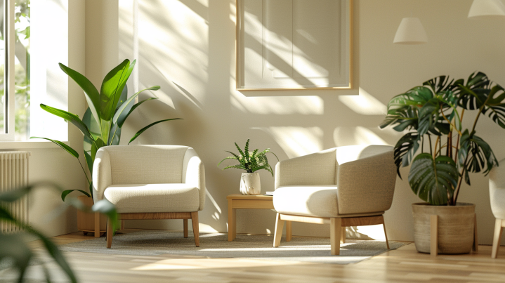 Descubre cómo transformar salas de espera pequeñas en espacios modernos y acogedores con ideas de decoración, iluminación, mobiliario y más.