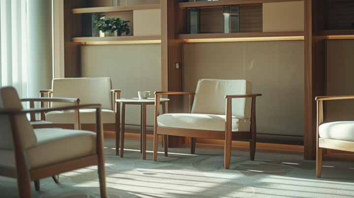 Descubre cómo transformar salas de espera pequeñas en espacios modernos y acogedores con ideas de decoración, iluminación, mobiliario y más.