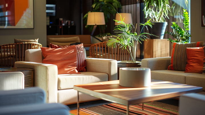 Descubre cómo transformar salas de espera pequeñas en espacios modernos y acogedores con ideas de decoración, iluminación, mobiliario y más.