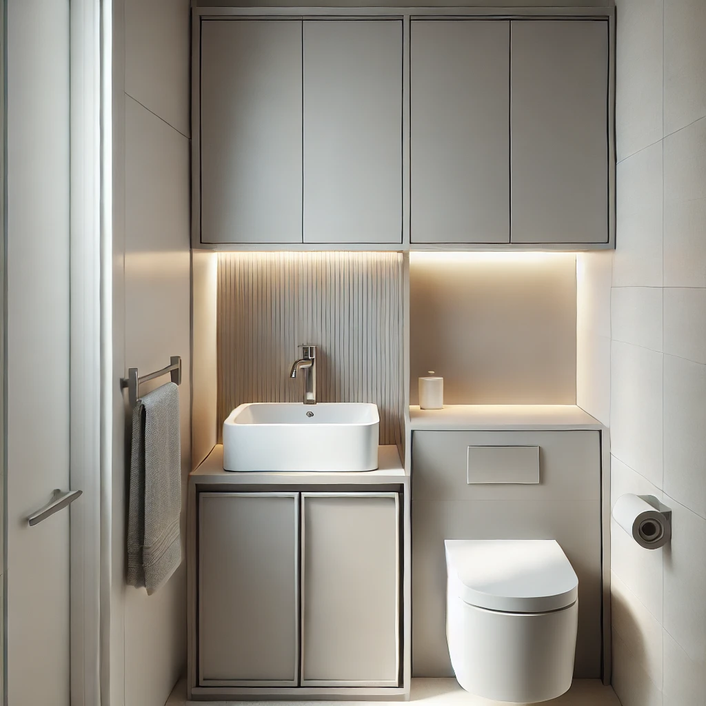 Cómo maximizar el almacenamiento en baños pequeños