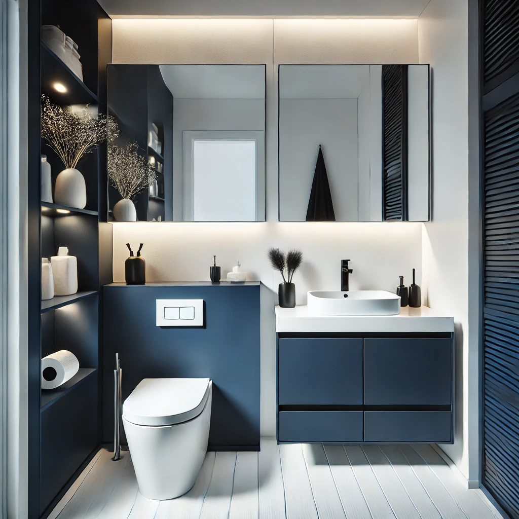 Cómo maximizar el almacenamiento en baños pequeños