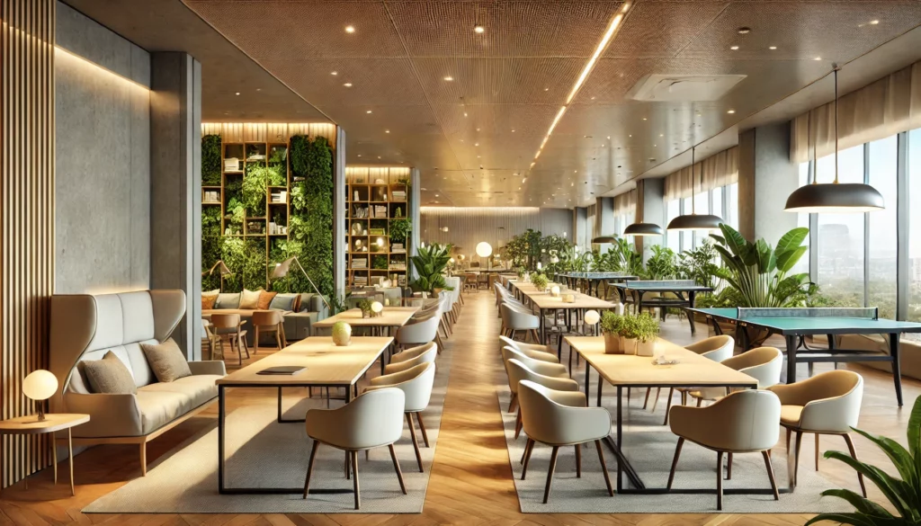 Cómo organizar un área de comedor para empleados que fomente la desconexión