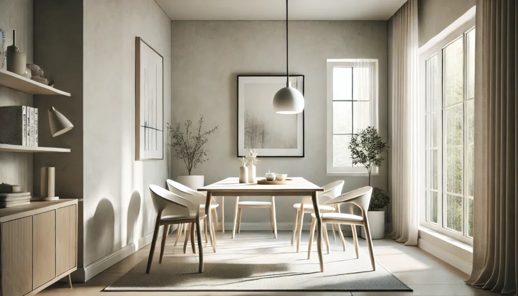 Cómo decorar un comedor pequeño para hacerlo más amplio