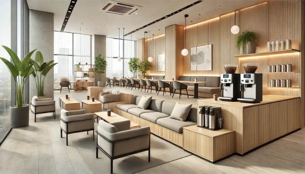 Cómo equipar la zona de coffee break en tu oficina para aumentar la motivación.